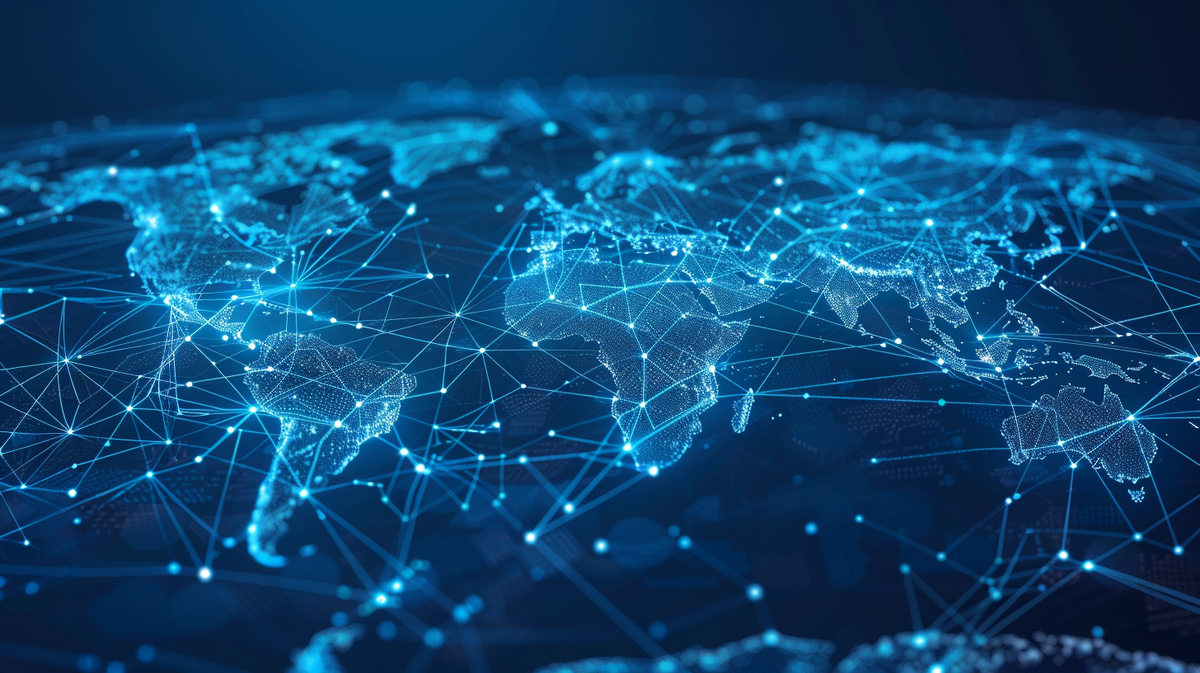 World map showing data center locations